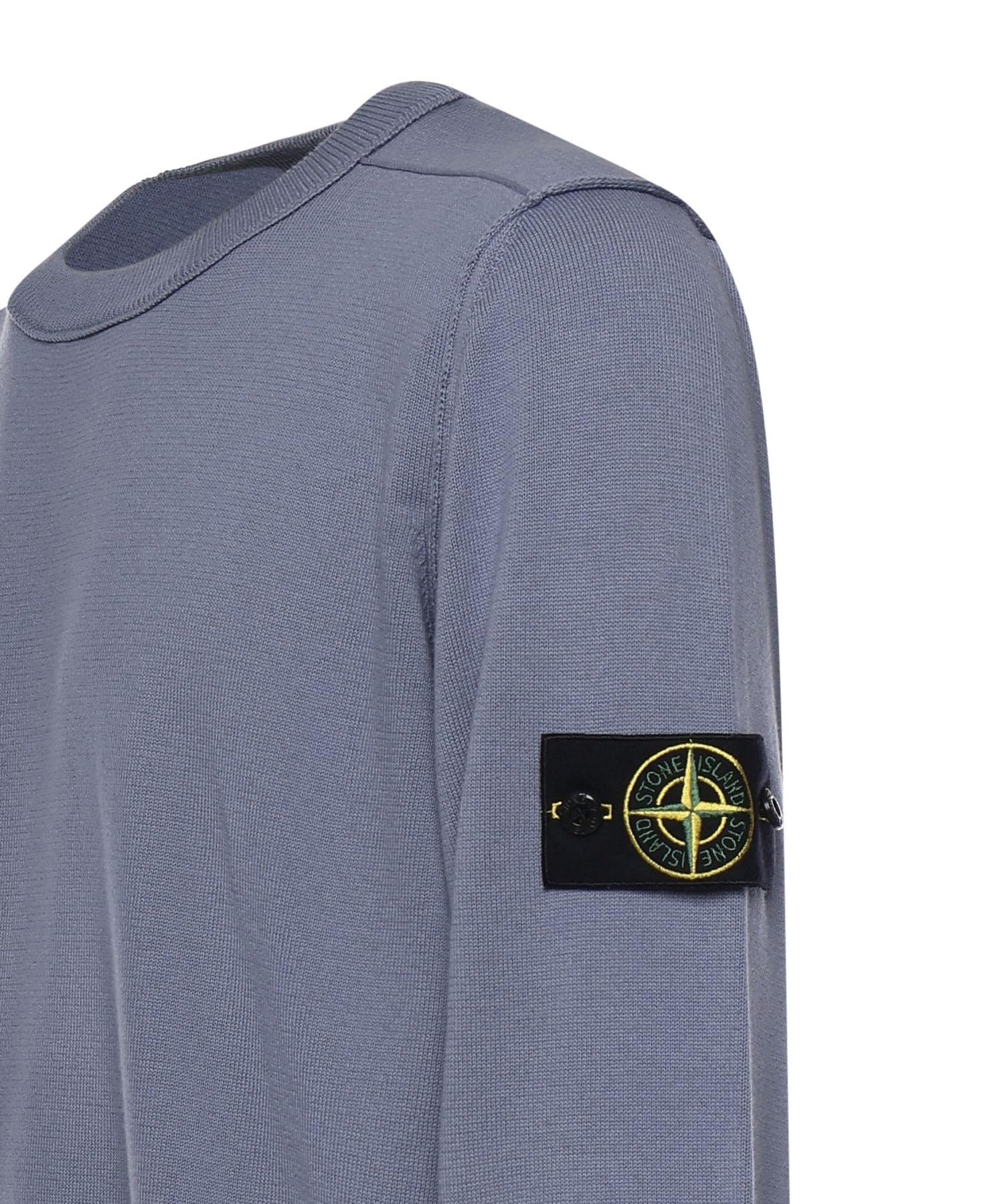 Maglione in cotone con logo L1S155100053 S00B2V0024 STONE ISLAND 