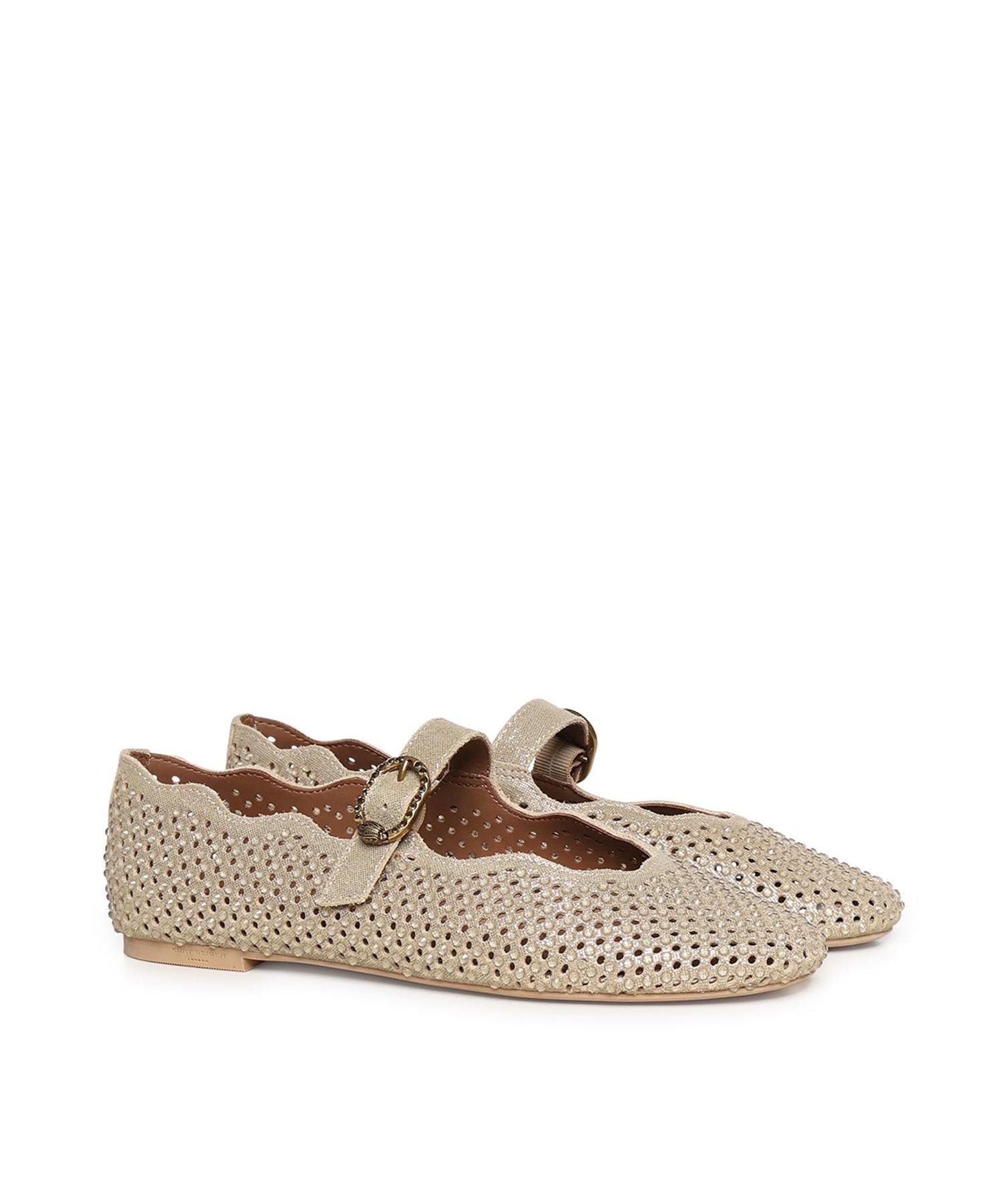 Ballerina Wavy Maifair con cristalli 5596461209 GOLD KURT GEIGER 