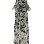 Abito in seta con stampa floreale S540Y09XS5 9990 LOEWE 