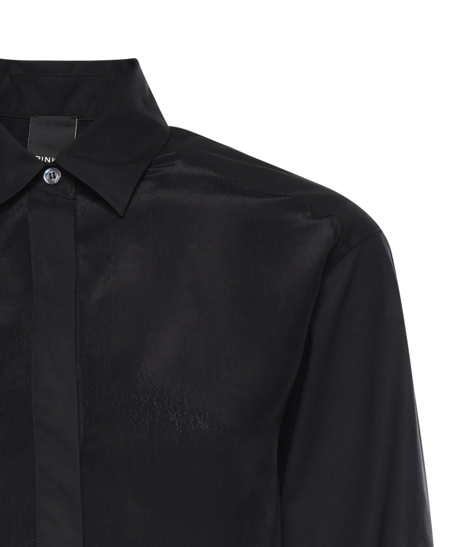 Camicia in popeline e crêpe 105434 A3DLZ99 PINKO 