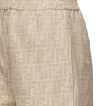 Pantaloni in chambray FF jacquard<BR/> FLP869 ASMFF1SAZ FENDI 