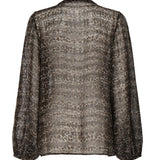 Blusa Harper in seta con stampa animalier HRP001 03047H MC2 SAINT BARTH 