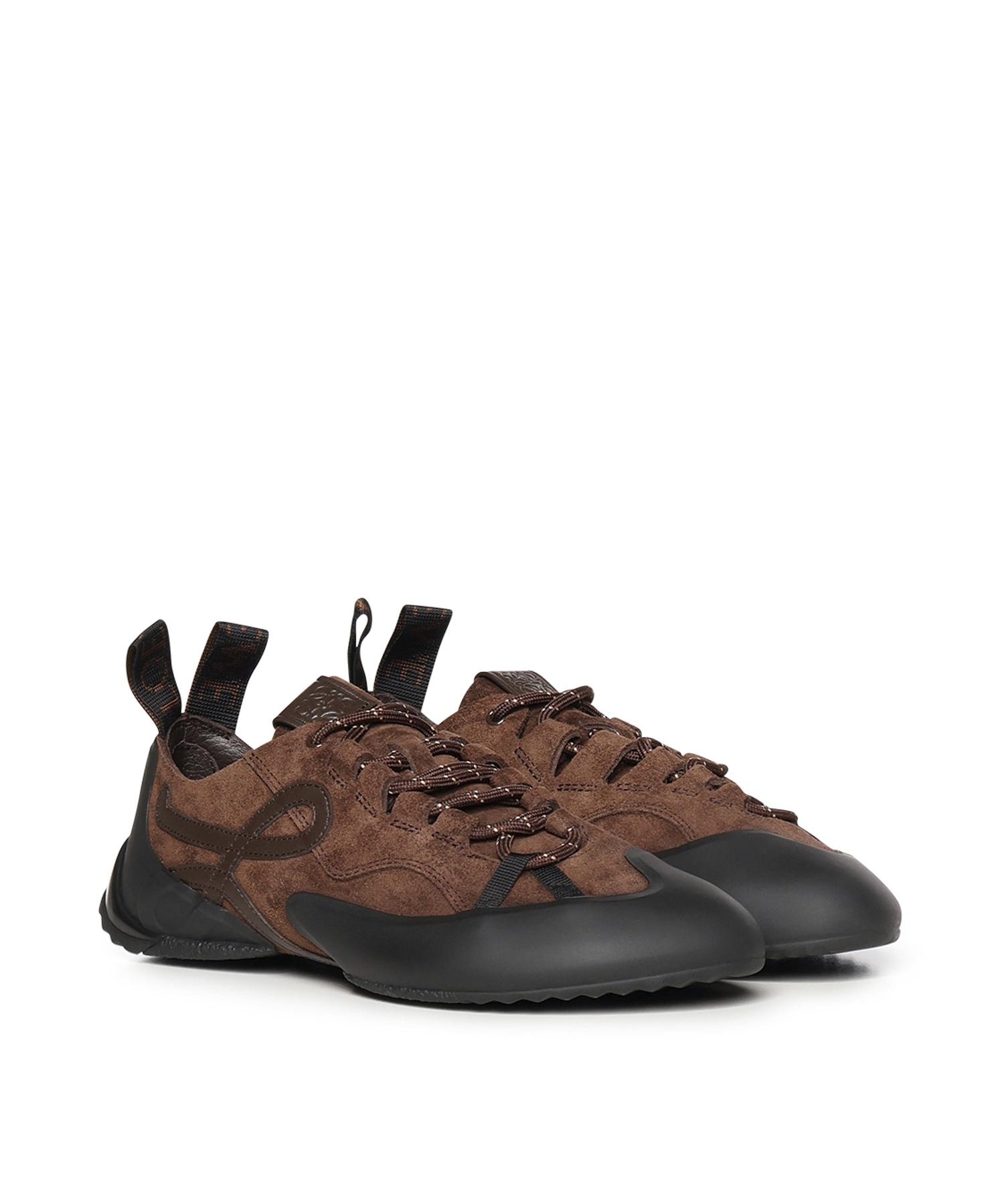 Sneaker Grip in pelle scamosciata L814282X78 3223 LOEWE 