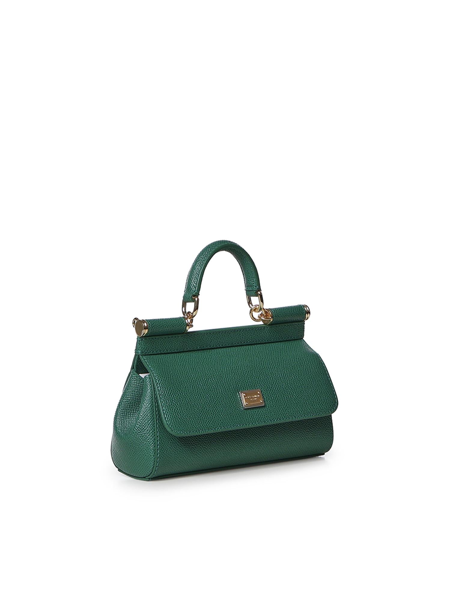 Borsa a mano Sicily mini in pelle di vitello Dauphine BB7116 B100187174 DOLCE & GABBANA 
