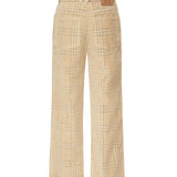 Pantaloni in cotone Check 8113484 B9368 BURBERRY 