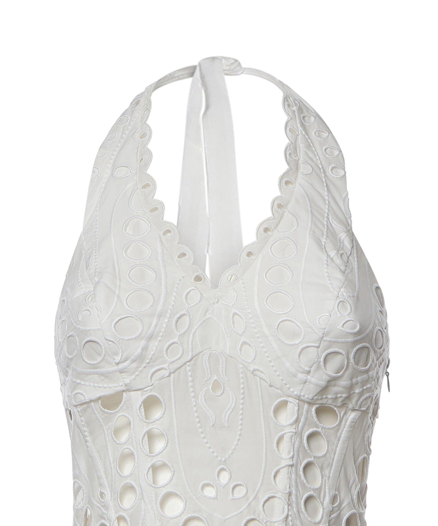 Miniabito Sandlight in cotone 263604 WHITE CHARO RUIZ 