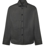 Camicia Tobhias in lana TOBHIAS GRIGIO GIULIANO GALIANO 