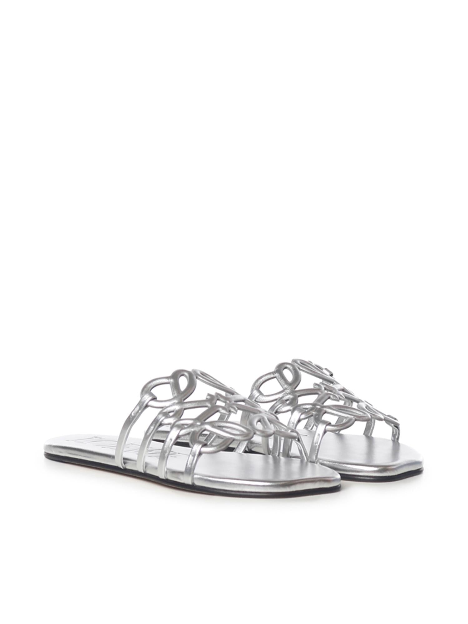 Slide Anagram Petal in pelle laminata LPEA465X08 1160 LOEWE 