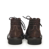 Stivaletti stringati in pelle 78010 DARK BROWN STURLINI 