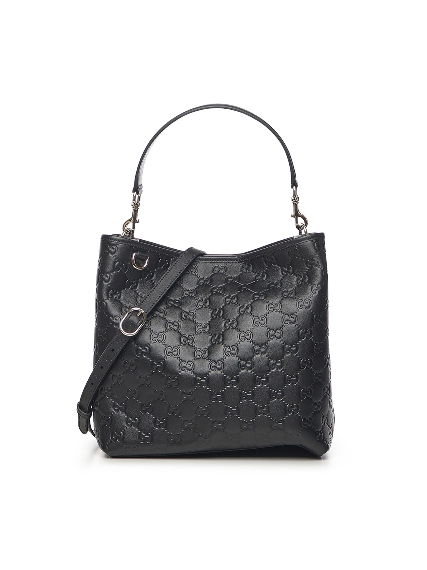 Borsa GG Emblem in pelle 815103 AAFDV1000 GUCCI 