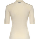 Polo in misto viscosa a coste 106316 A347C04 PINKO 