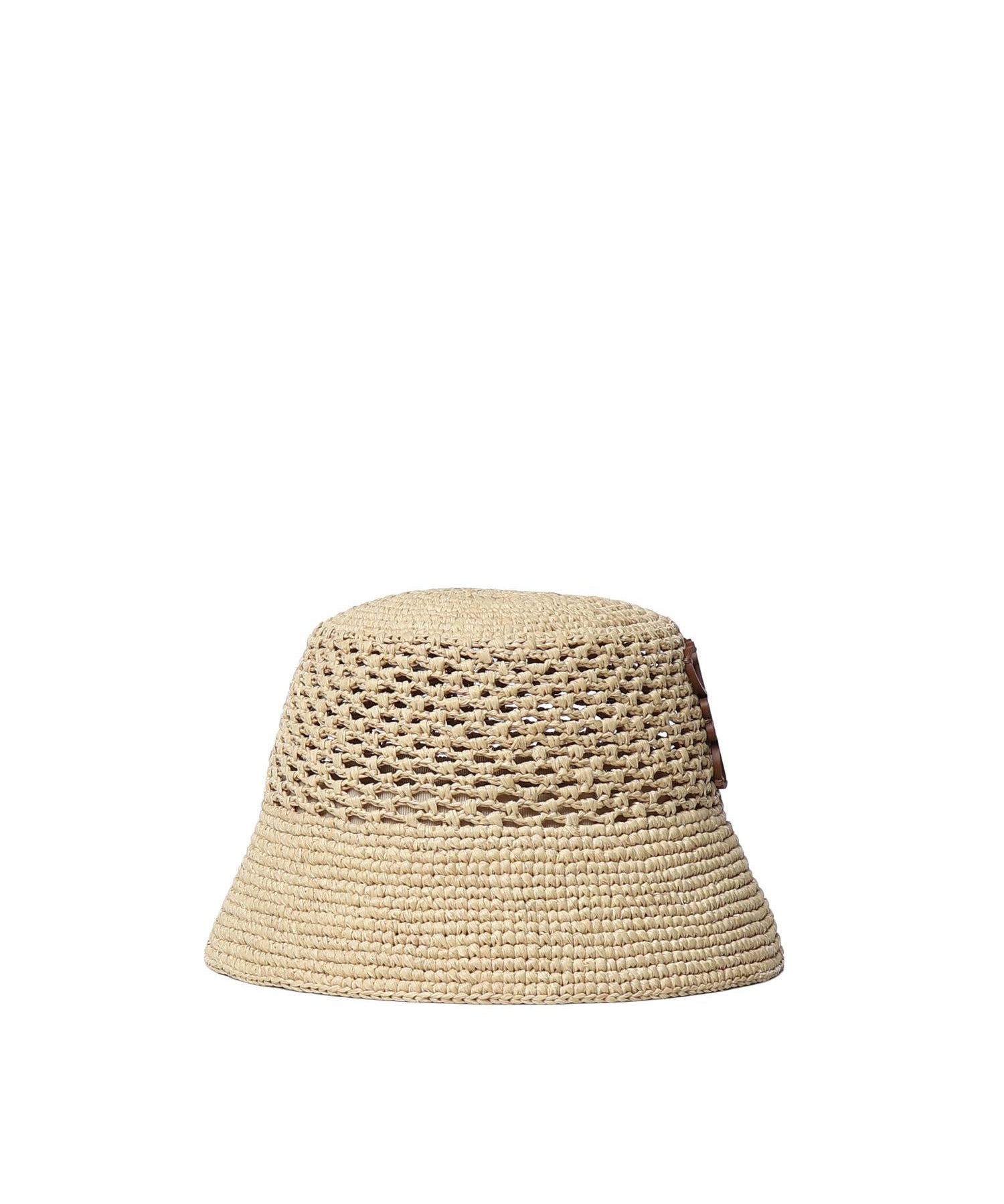 Bob Anagram in rafia e pelle di vitello<BR/> K820HB1XD0 2123 LOEWE 