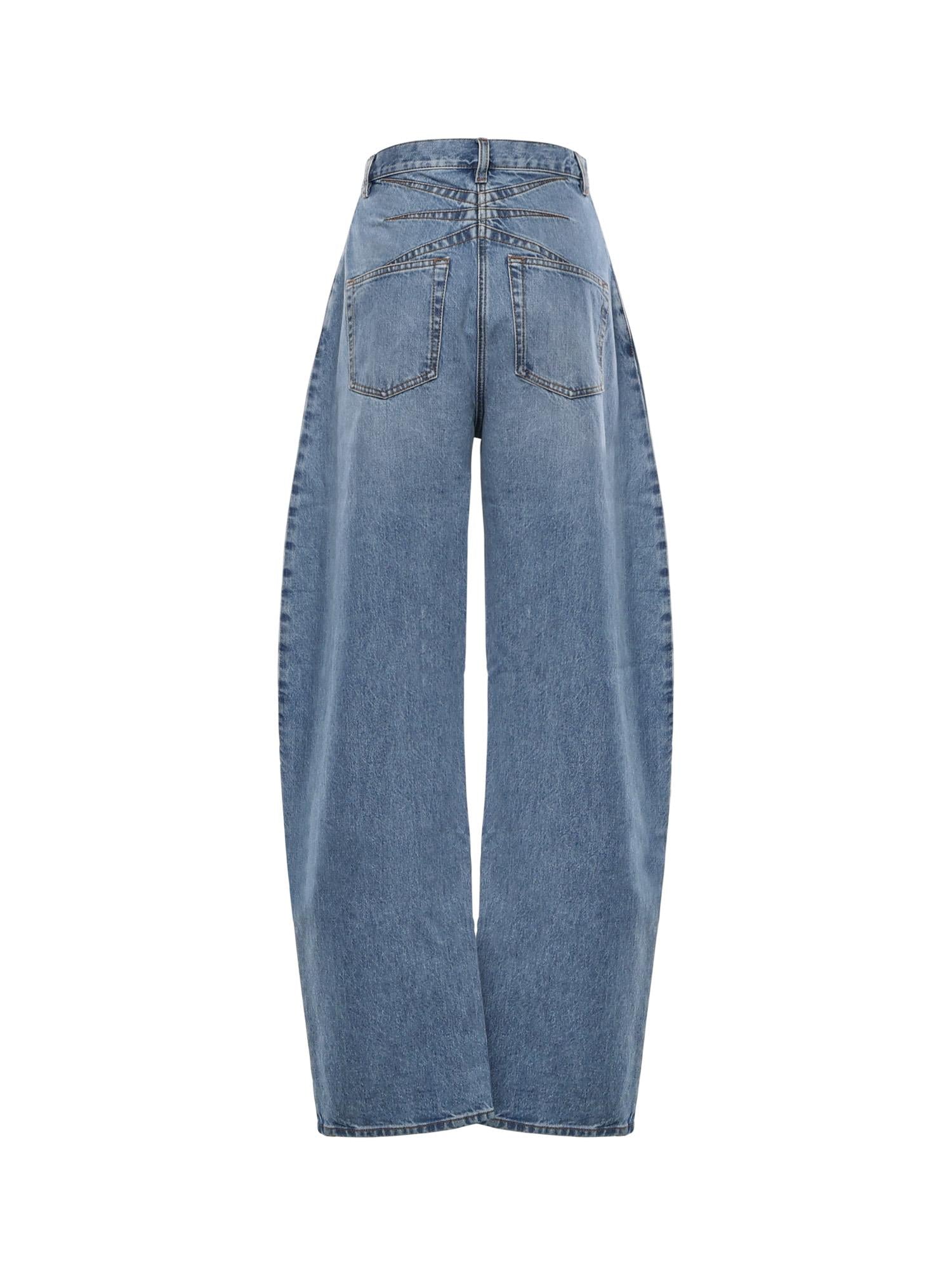 Jeans Round in denim AA9P0176D015C A21 ALAIA 