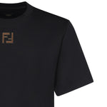 T-shirt in cotone con logo FY0936 AW0RF1UL6 FENDI 