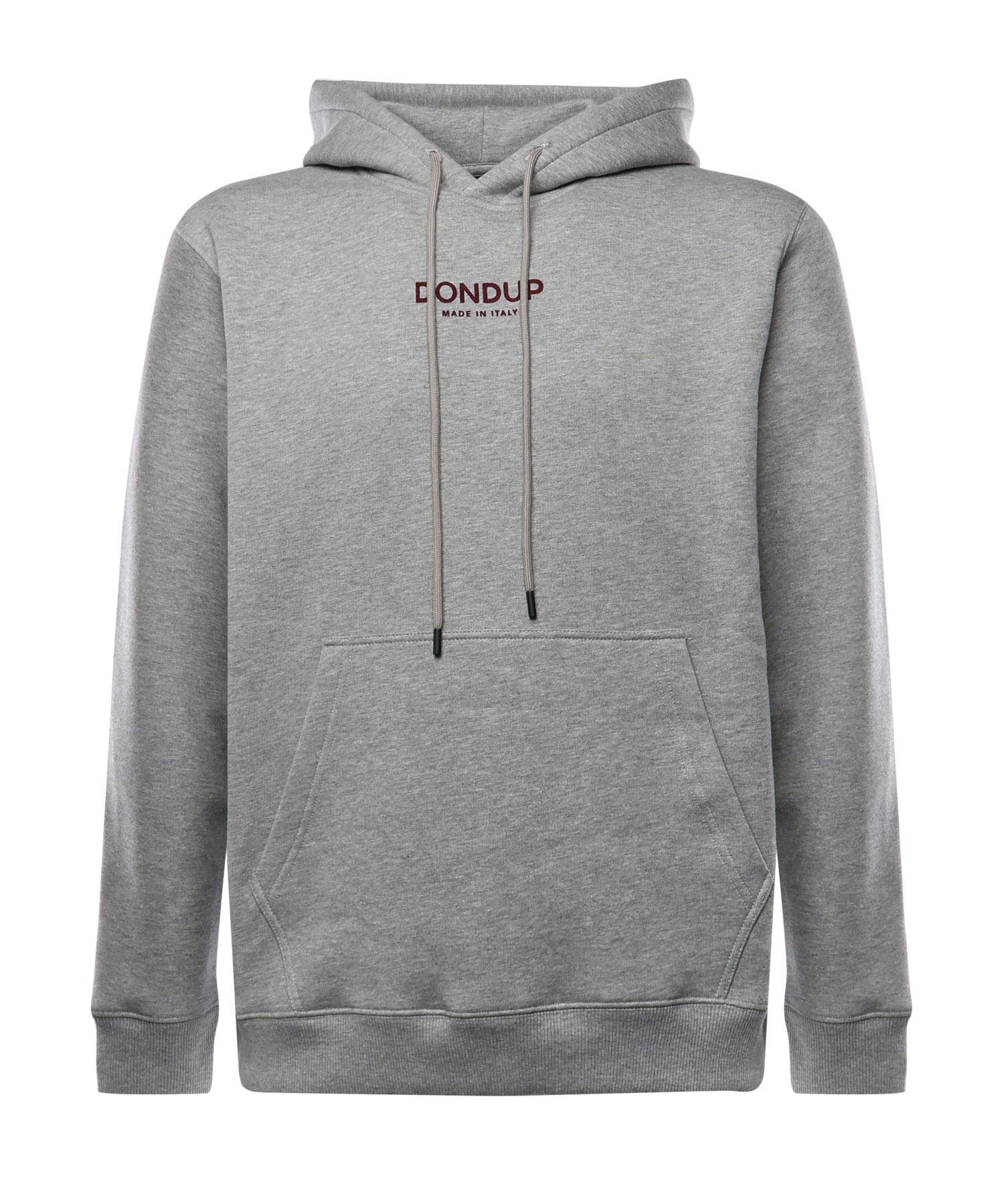 Felpa con cappuccio in cotone UF649 KF0196ULO8920 DONDUP 
