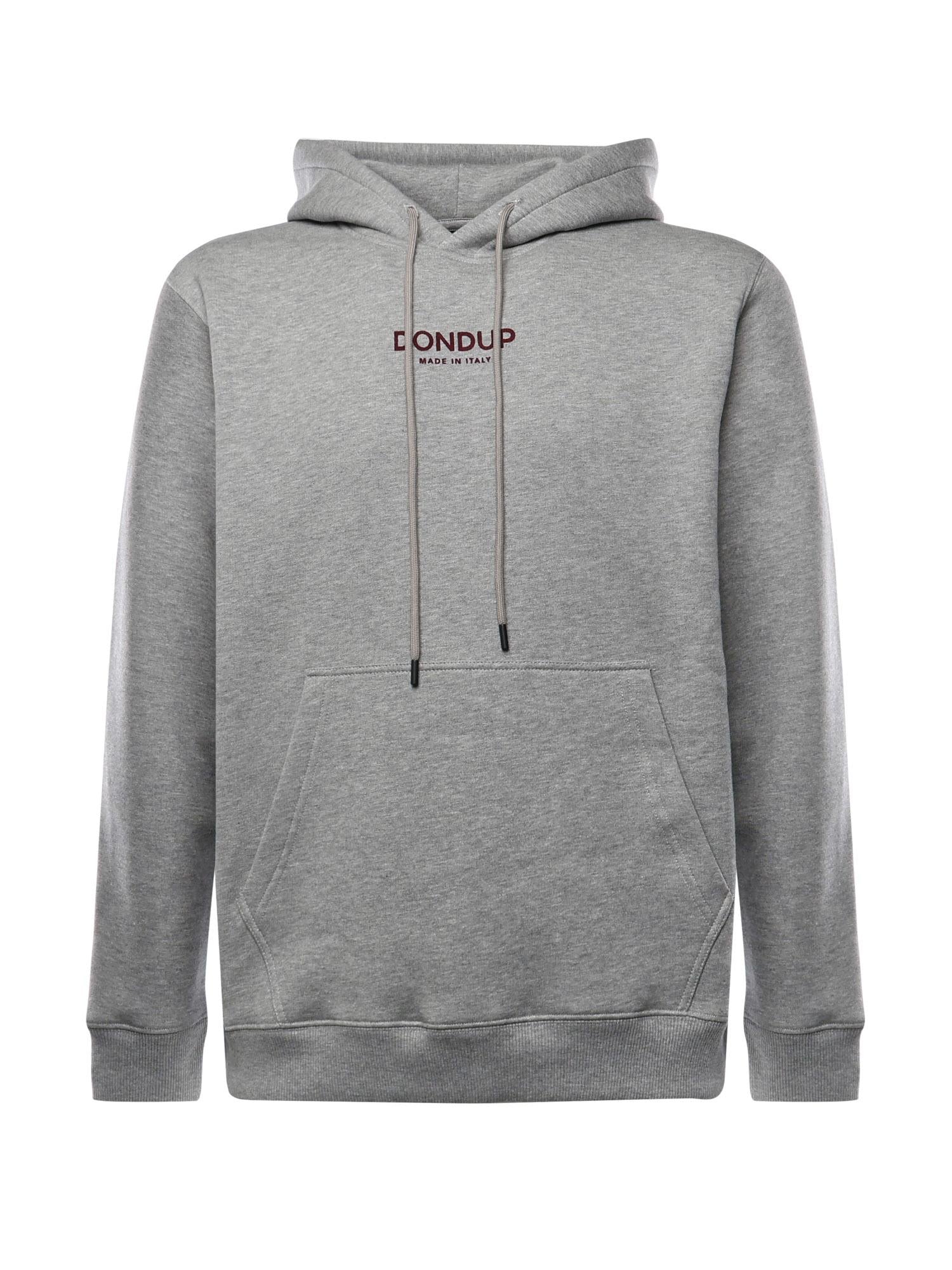 Felpa con cappuccio in cotone UF649 KF0196ULO8920 DONDUP 