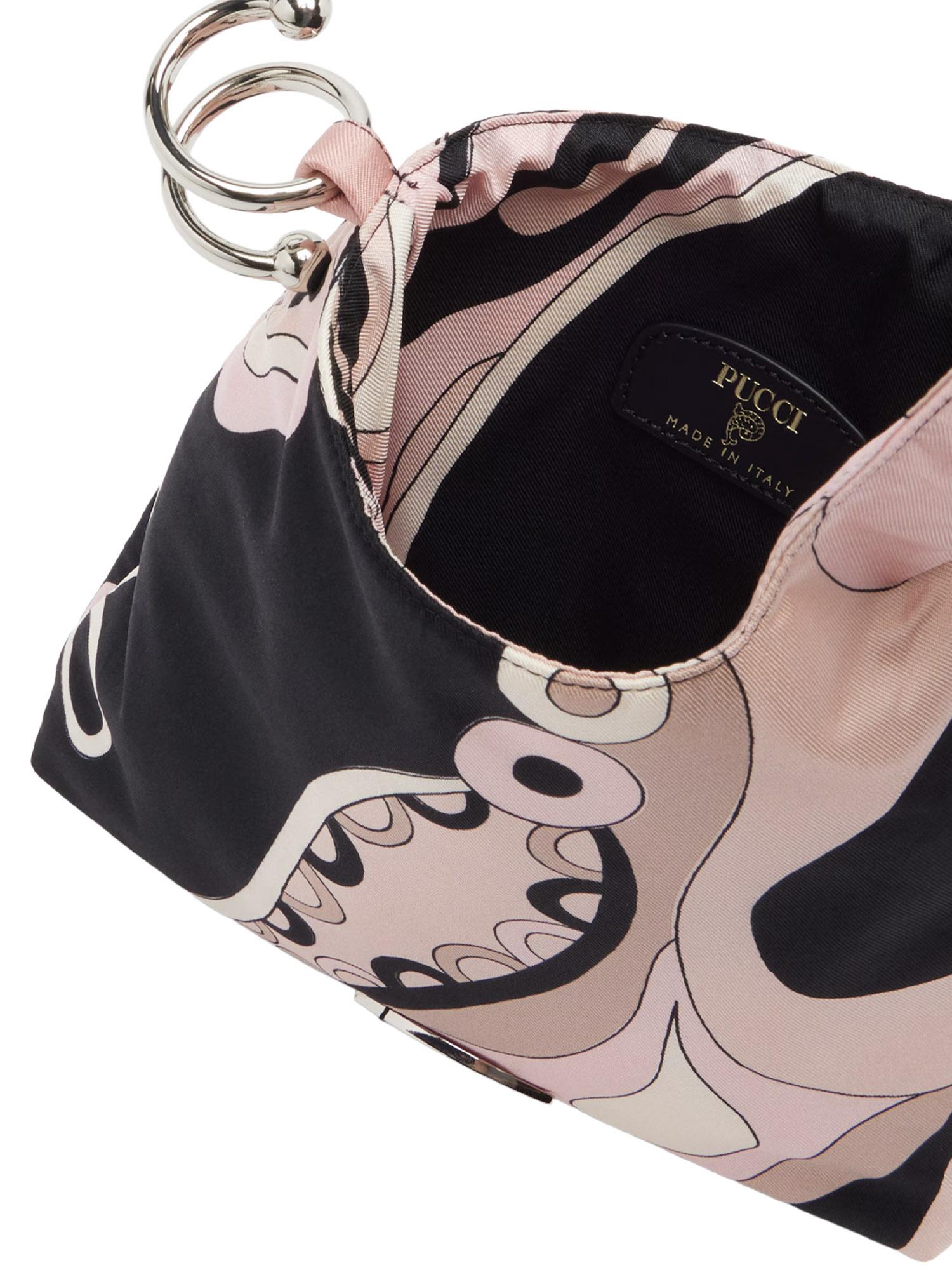 Pochette Emilio in seta stampa Orchidee 6HBD65 6H731023 PUCCI 