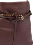 Borsa a spalla media Bucket Belt Bag in pelle 106339 A0QOR49Q PINKO 