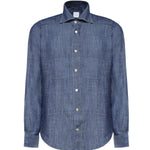 Camicia in lyocell e lino M75CAMK08TES0M146 11 ELEVENTY 