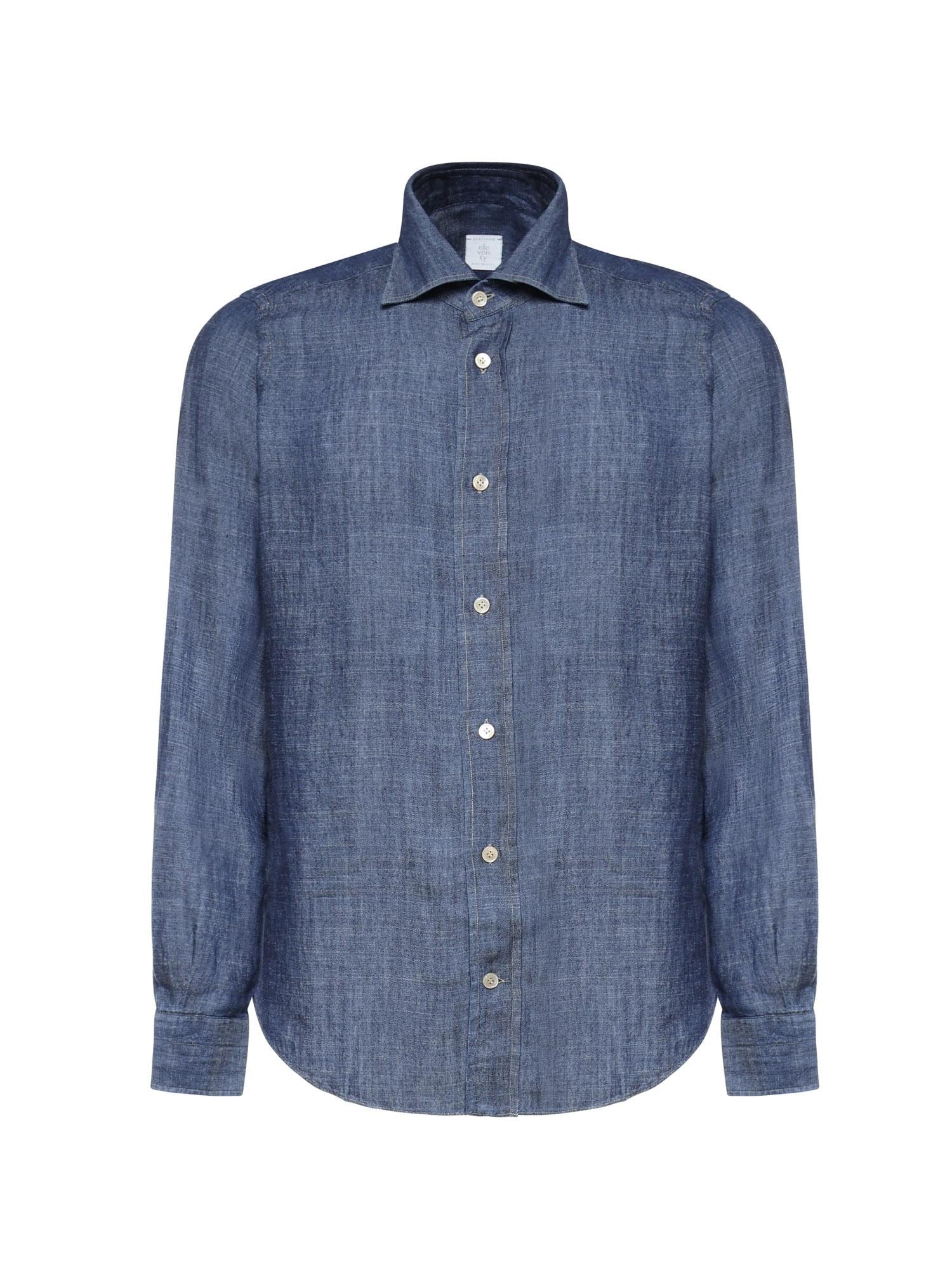 Camicia in lyocell e lino M75CAMK08TES0M146 11 ELEVENTY 
