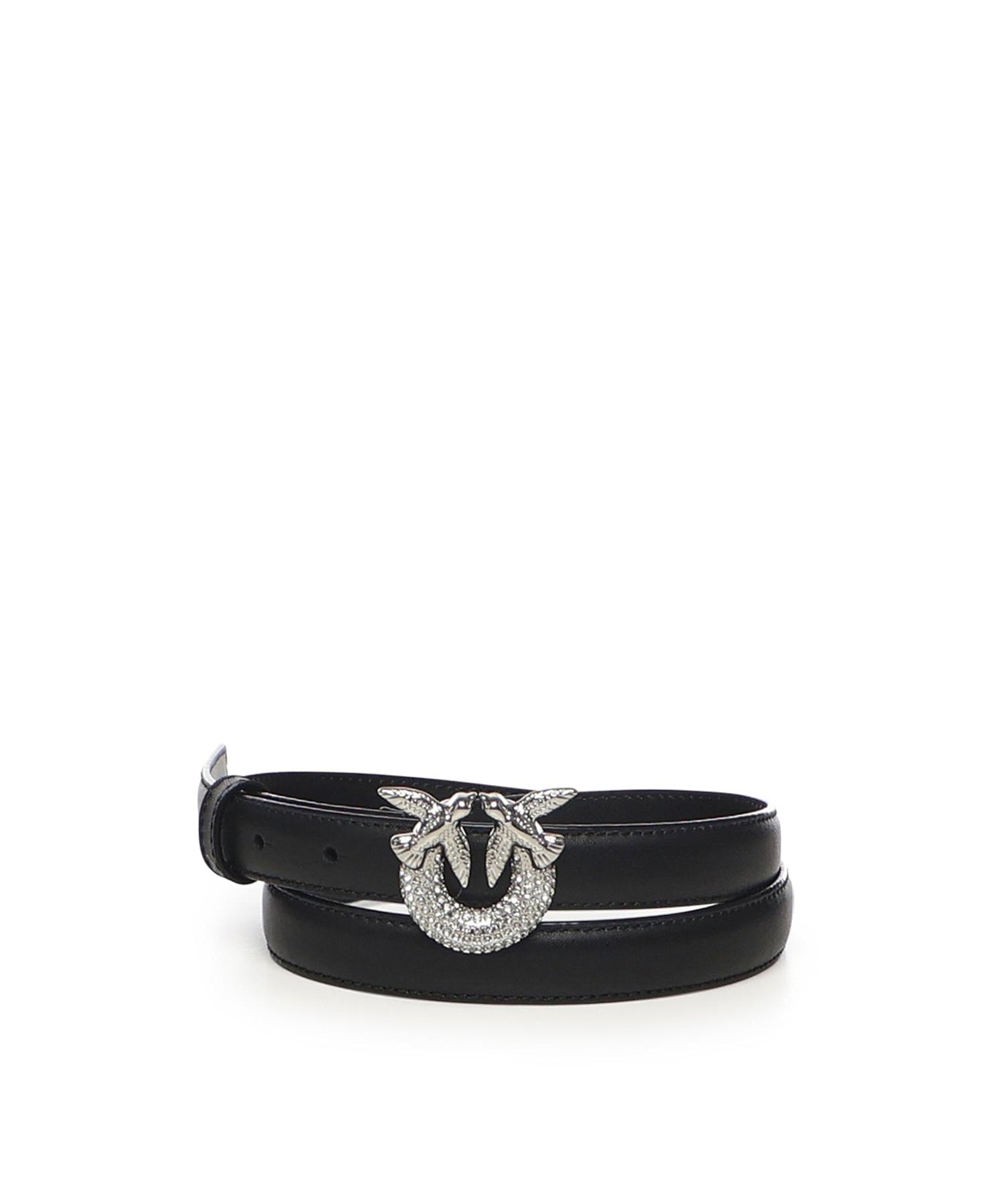 Cintura in pelle con logo 105876 A0F1Z99N PINKO 