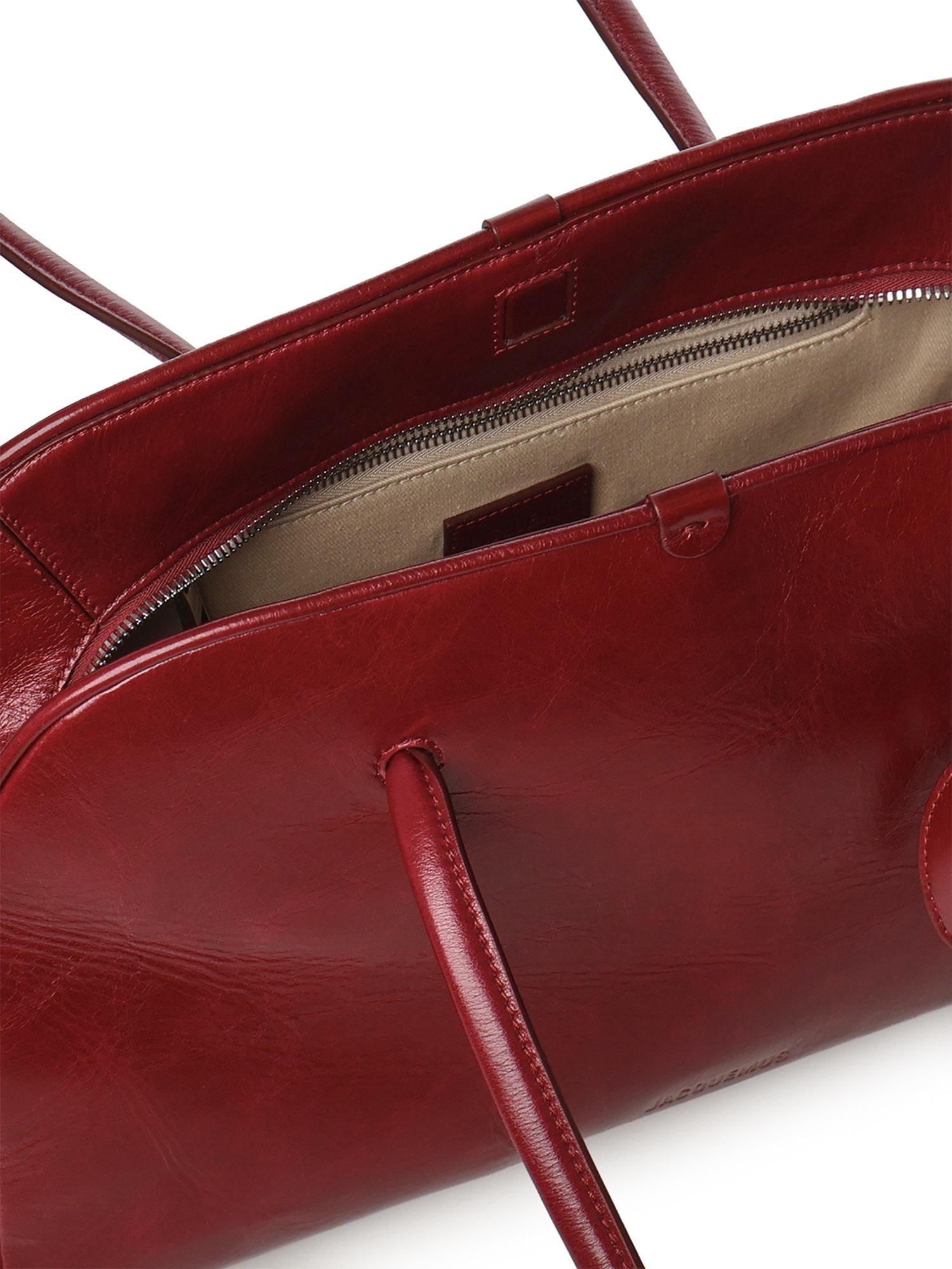 Borsa bowling "Le Turismo" in pelle 25HBAU00417AC20C01 490 JACQUEMUS 
