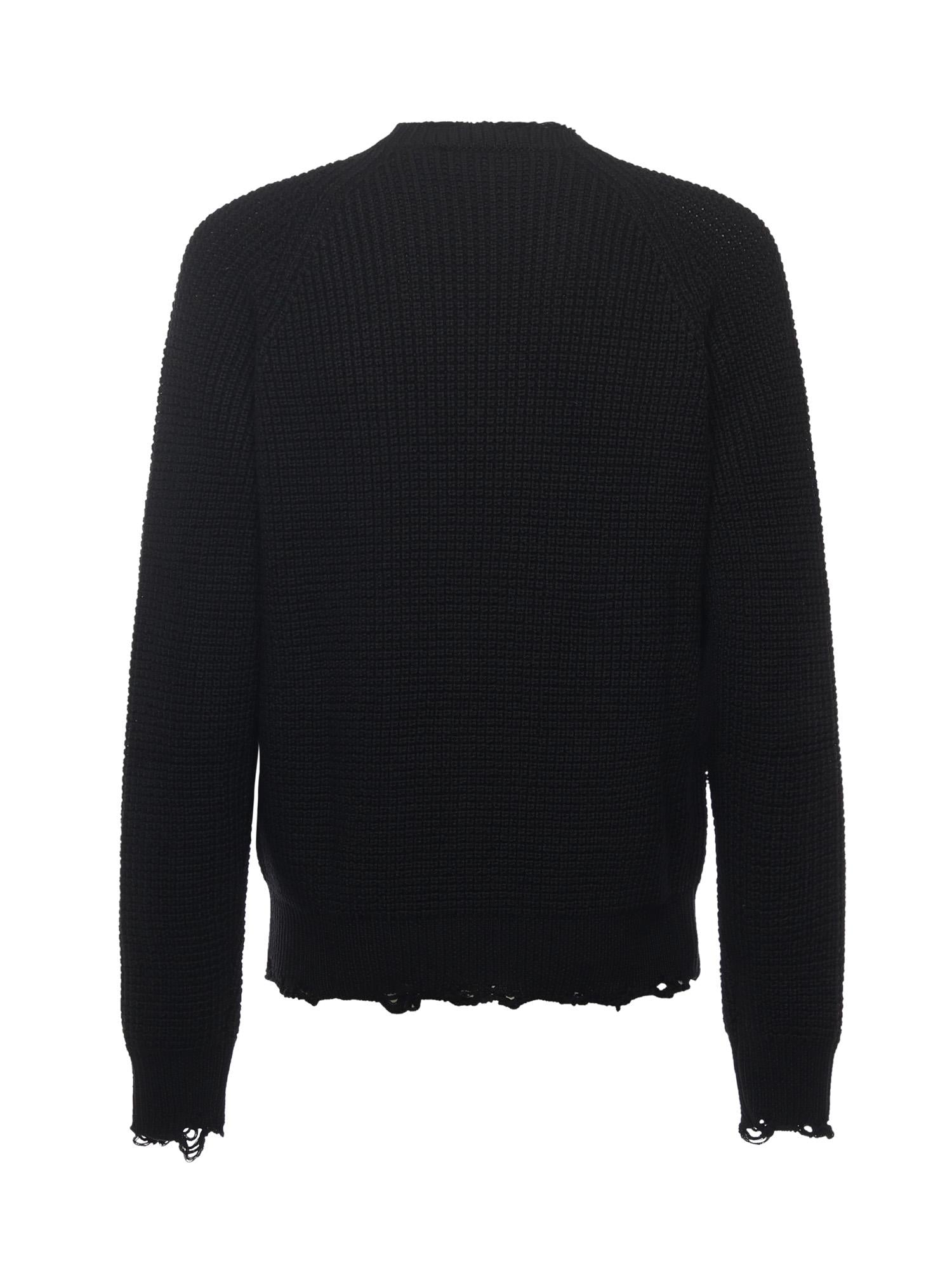 Maglione 'Destroyed' in lana S74HA1446 D13040900 DSQUARED2 
