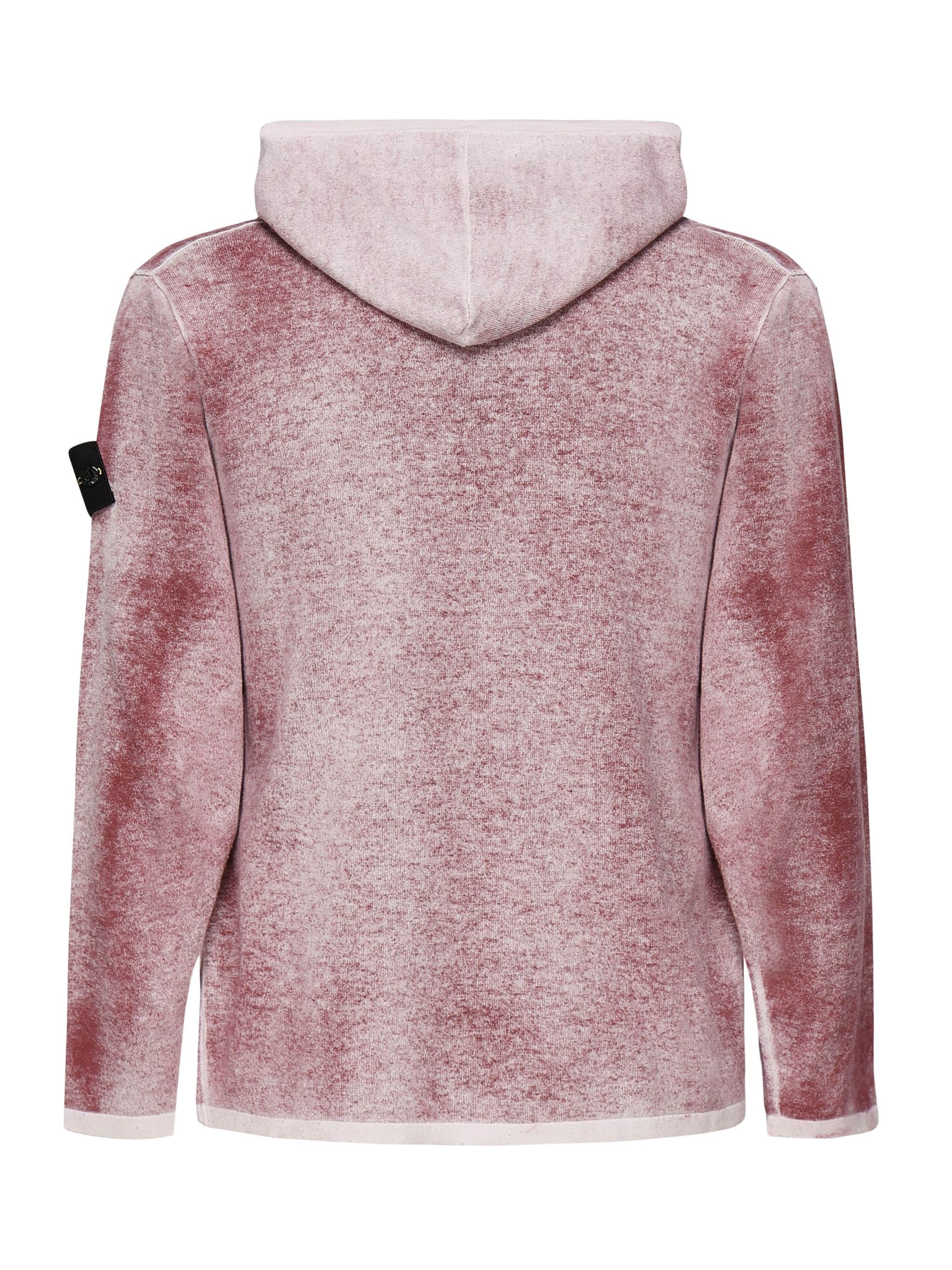 Felpa in cotone e interno aerografato K1S155100029 S00Z2V0016 STONE ISLAND 
