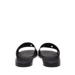 Slide in pelle con logo DG A80397 AO60280999 DOLCE & GABBANA 