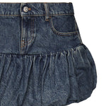 MINI GONNA IN DENIM DI COTONE COPJ76F2014 BLU COPERNI 