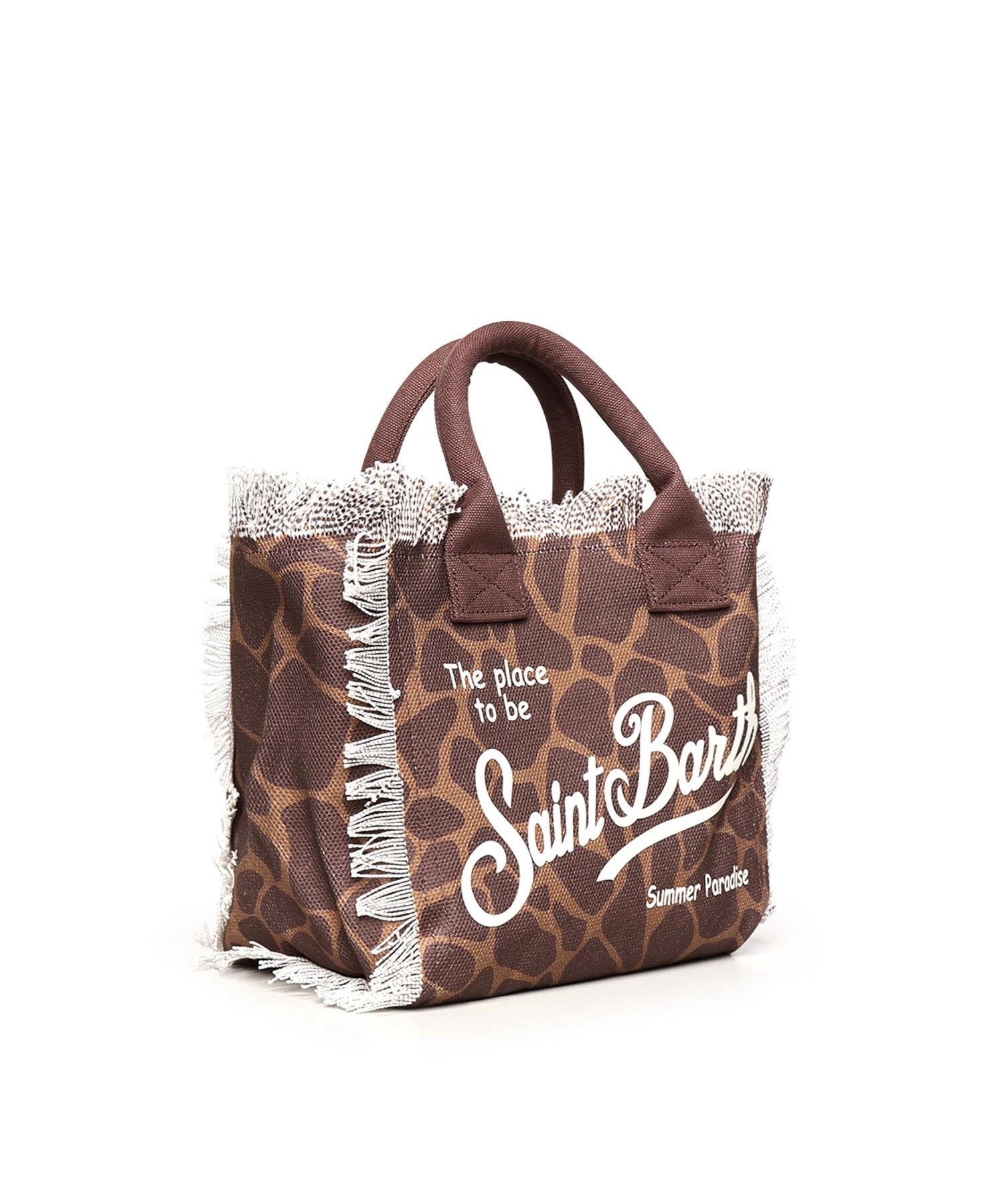 Borsa Colette in canvas di cotone con stampa COL0001 00900L MC2 SAINT BARTH 