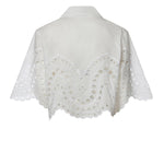 Camicia cropped Storm in cotone 263200 WHITE CHARO RUIZ 