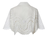 Camicia cropped Storm in cotone 263200 WHITE CHARO RUIZ 