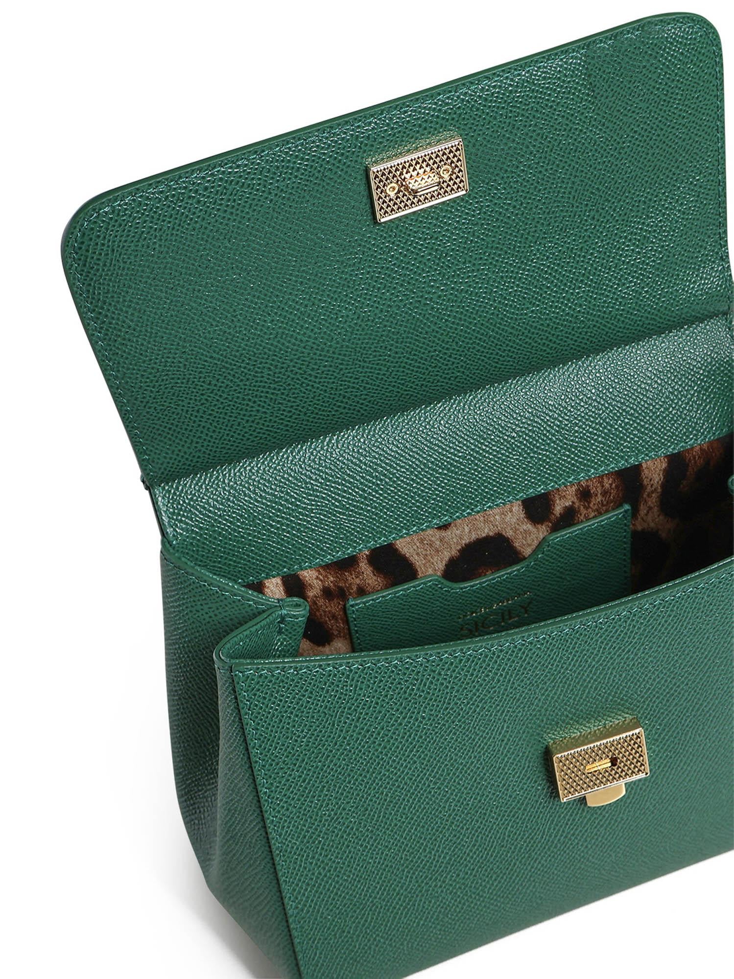 Borsa a mano Sicily piccola in pelle di vitello Dauphine BB6003 B100187174 DOLCE & GABBANA 