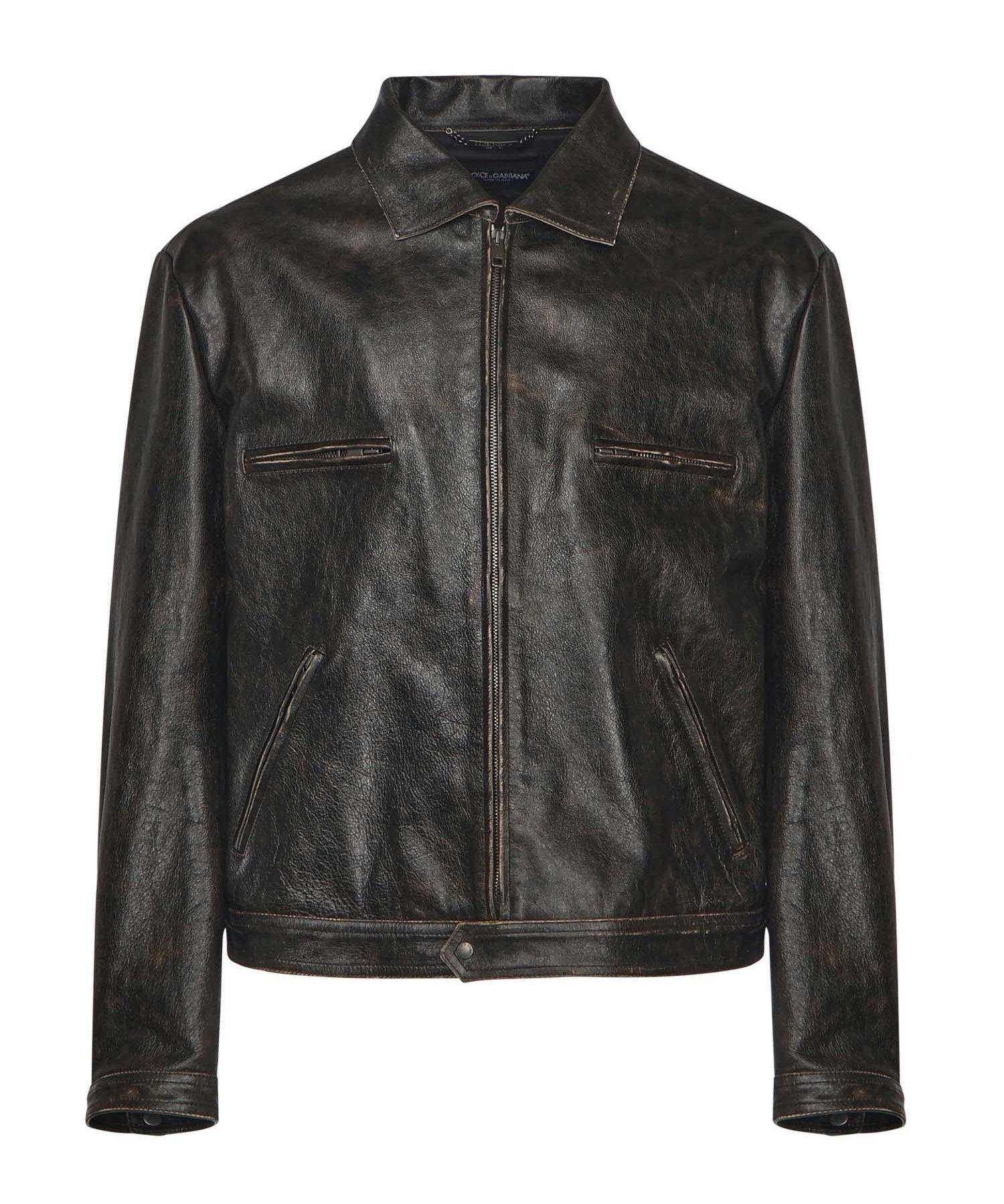 Overshirt in nappa G9BQIL HULXKN0000 DOLCE & GABBANA 