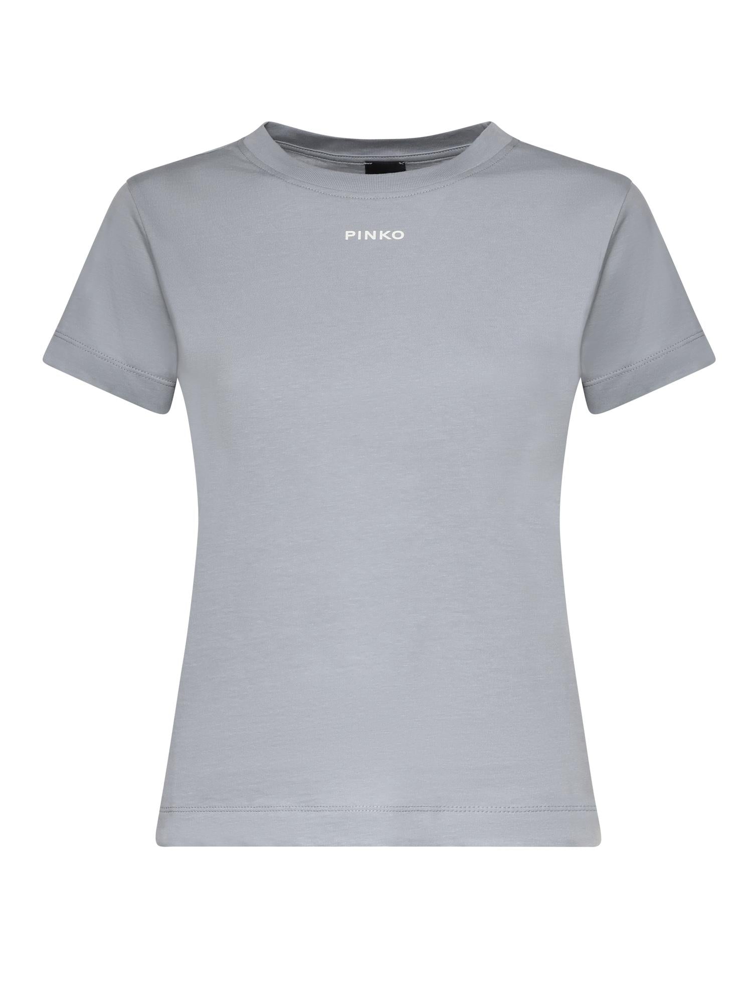 T-shirt con logo lettering 100373 A34FE87 PINKO 