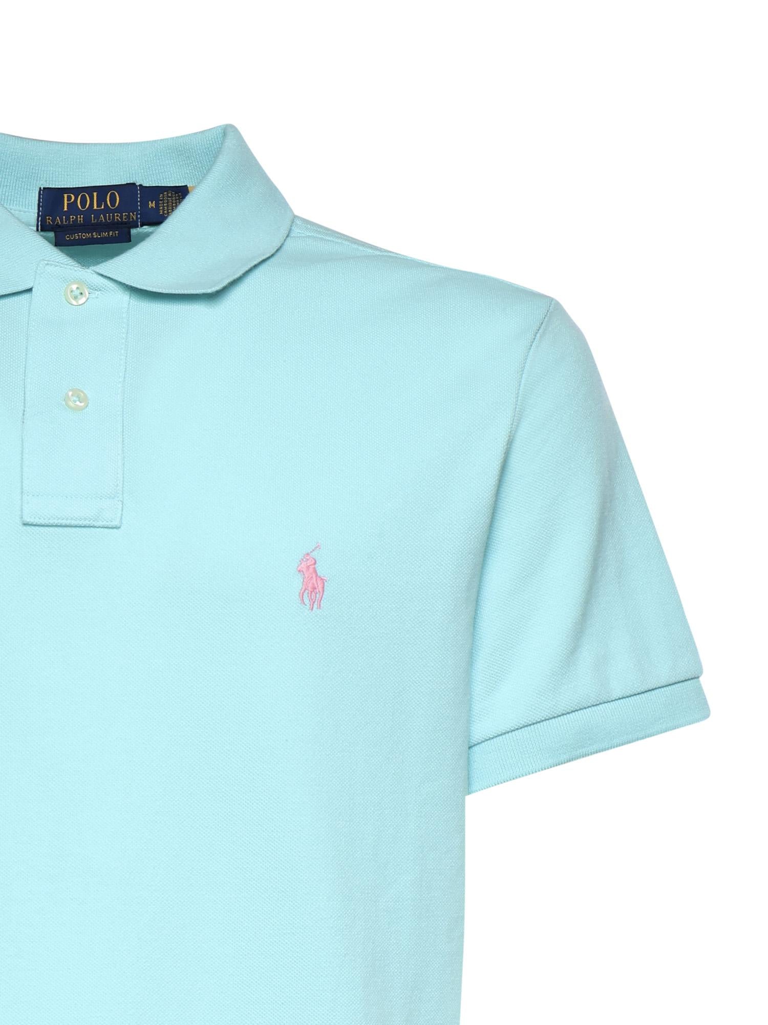 Polo in cotone con logo 710680784 511 POLO RALPH LAUREN 