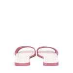 Sandali flat spirit in cuoio 73SC7U201CAN SPIRIT FLATBEIGE/FUXIA V° 73 