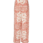 Pantaloni in seta con stampa FR6494 AVA1F0D4T FENDI 