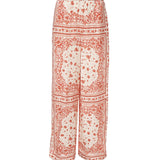 Pantaloni in seta con stampa FR6494 AVA1F0D4T FENDI 