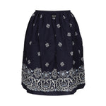Gonna in popeline fiammato con stampa<BR/> MG2425 17X0F022X MIU MIU 