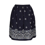 Gonna in popeline fiammato con stampa<BR/> MG2425 17X0F022X MIU MIU 
