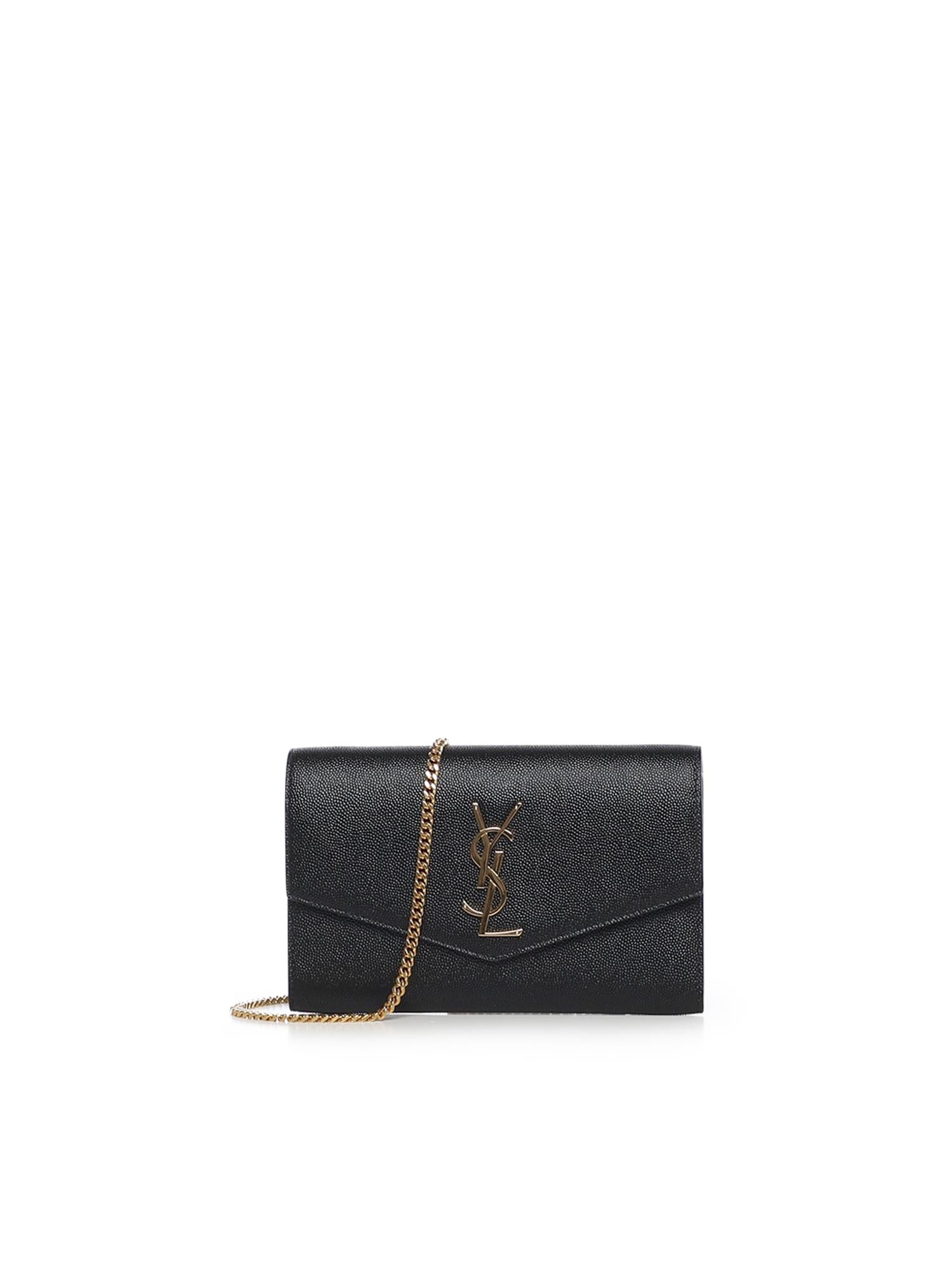 Pochette con catena Uptown 607788 1GF0J1000 SAINT LAURENT 