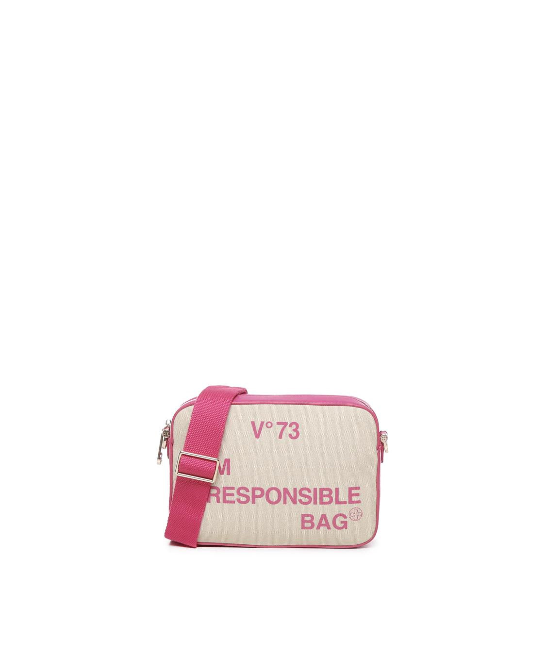 RESPONSIBILITY BIS shoulder bag 73BS6AF04 RESPONSIBILITY BISNATURALE/FUXIA V° 73 