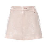 Shorts in tweed di paillettes 80AAD125 N0729439 GENNY 