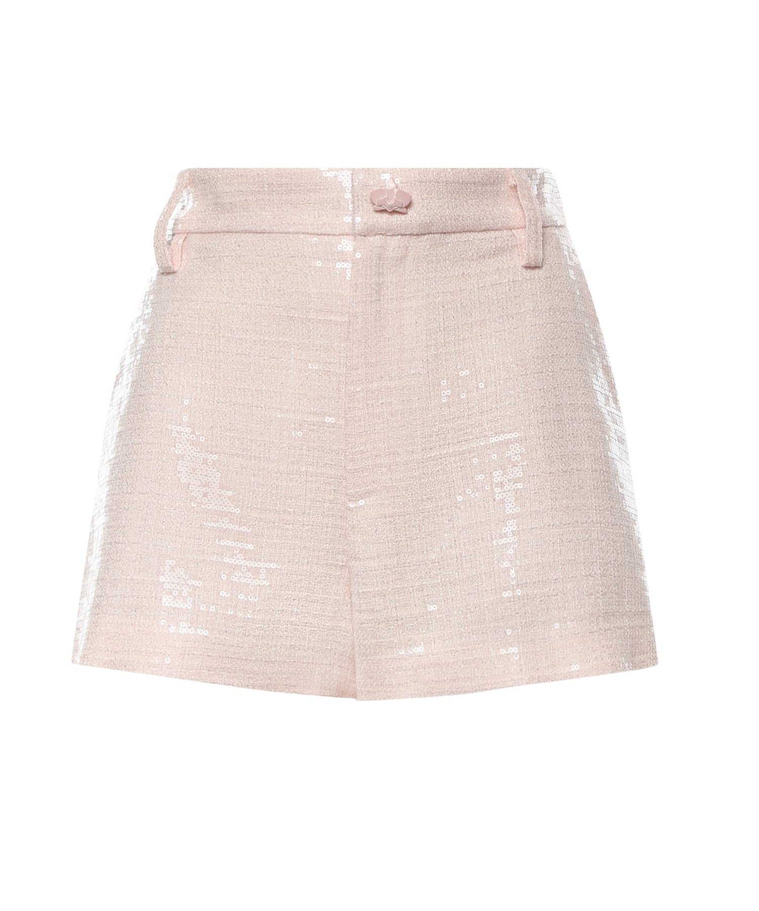 Shorts in tweed di paillettes 80AAD125 N0729439 GENNY 
