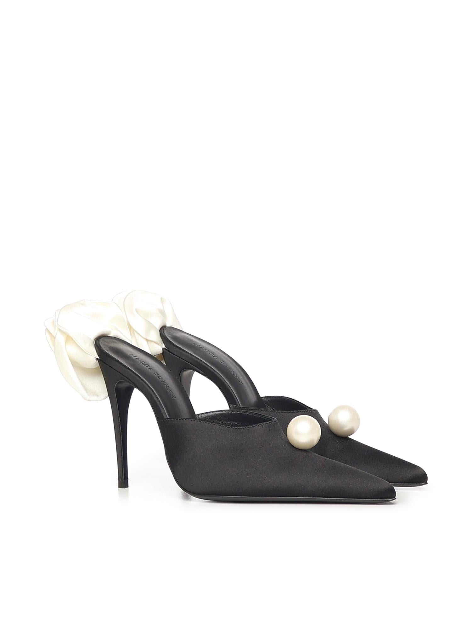 Mules con fiori in raso 5317230000058  MAGDA BUTRYM 