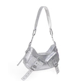 Borsa a spalla Y2K.001 FBBP70001LAM -ARGENTO/NICKEL BIASIA 