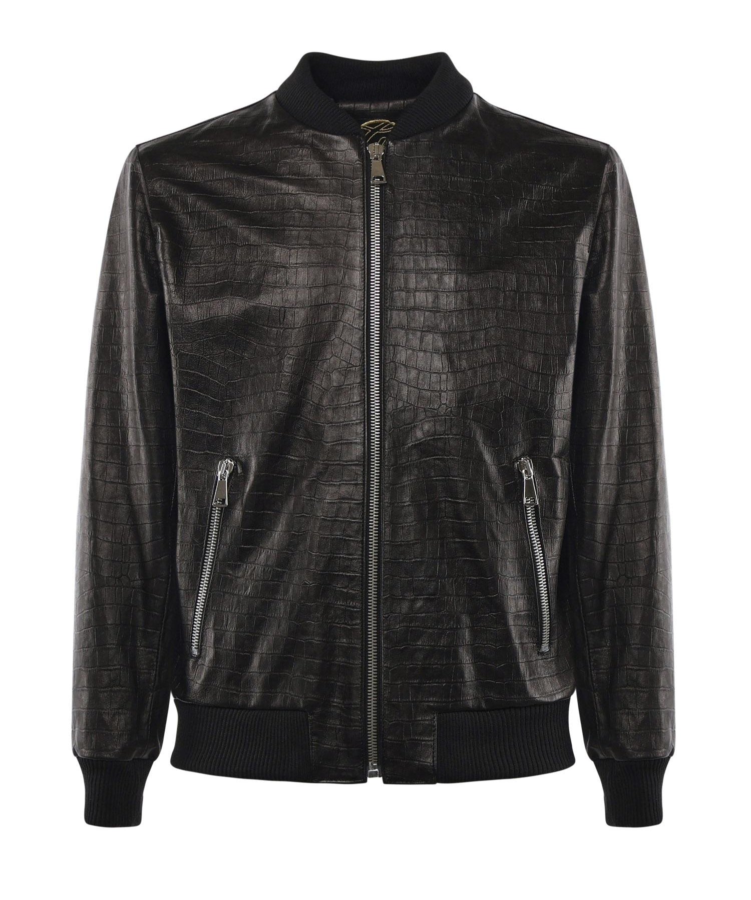Bomber GoodFellas in pelle MIAMI VICE COCCONERO GIULIANO GALIANO 