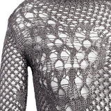 Miniabito in maglia stramata DA565 M01043D961 DONDUP 